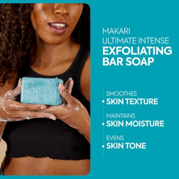 Makari Blue Crystal Revivify Multi Function Beauty Bar Soap NEW - Picture 2 of 6